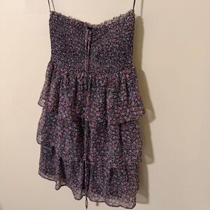 American Eagle Outfitters Black and Pink Floral Dress
